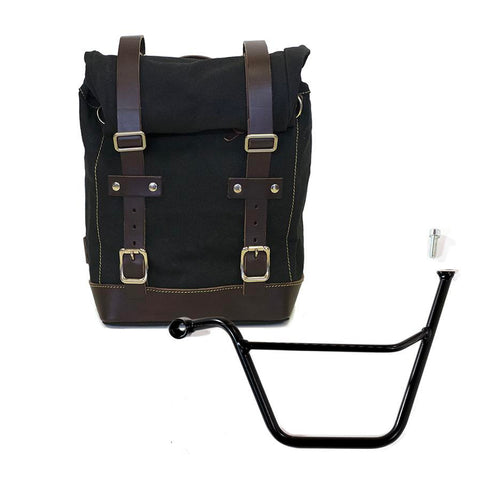 Bolsa lateral de lona + Triumph Bonneville T100 & Scrambler 900 U001+1005SX