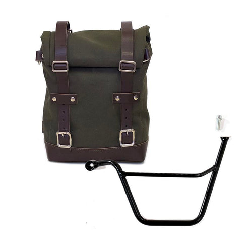 Bolsa lateral de lona + Triumph Bonneville T100 & Scrambler 900 U001+1005SX