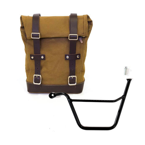 Bolsa lateral de lona + Triumph Bonneville T100 & Scrambler 900 U001+1005SX