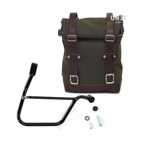 Bolsa lateral de lona + Serie triumph cuadro Street CUP & Street Scrambler U001+1013DX