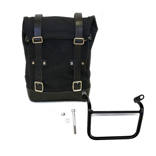 Bolsa lateral de lona + Triumph cuadro Scrambler 1200 XC & XE U001+1019SX