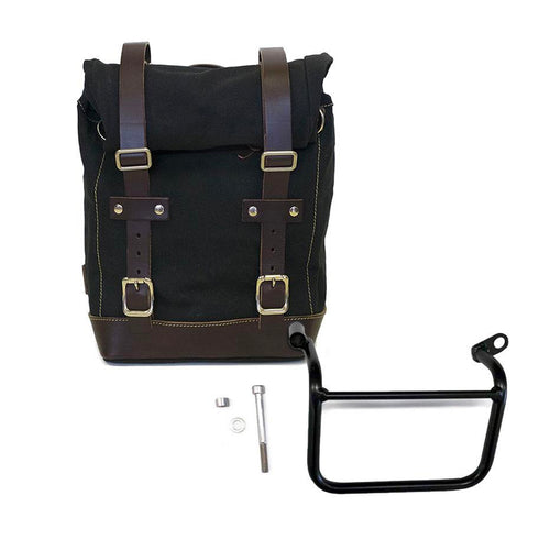 Bolsa lateral de lona + Triumph cuadro Scrambler 1200 XC & XE U001+1019SX