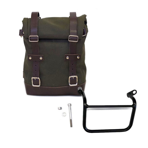 Bolsa lateral de lona + Triumph cuadro Scrambler 1200 XC & XE U001+1019SX
