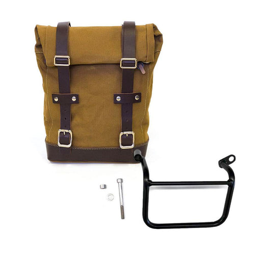 Bolsa lateral de lona + Triumph cuadro Scrambler 1200 XC & XE U001+1019SX