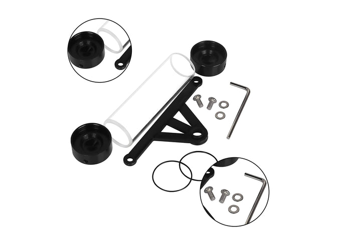 Tubo soporte ambiental para moto Black