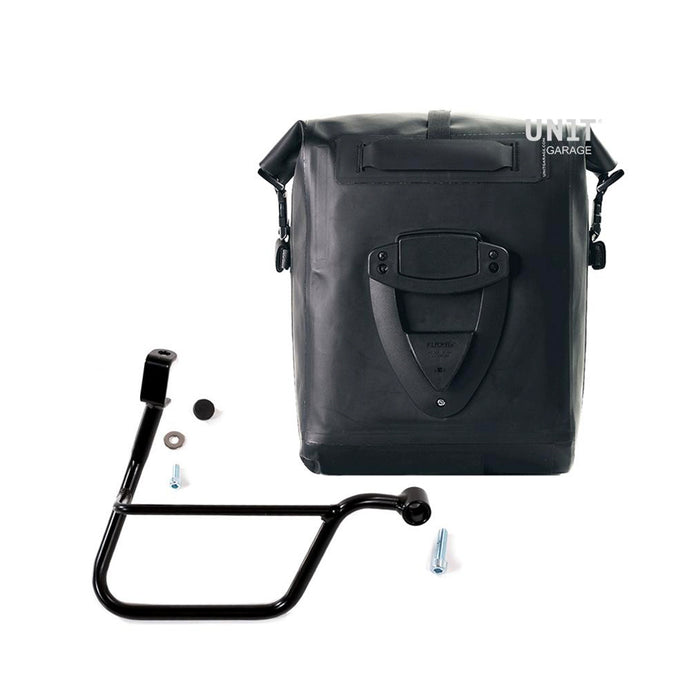 Alforja lateral Khali Tpu + Subchasis derecho Triumph Bonneville T100 & T120 Inyección UG001+1011DX