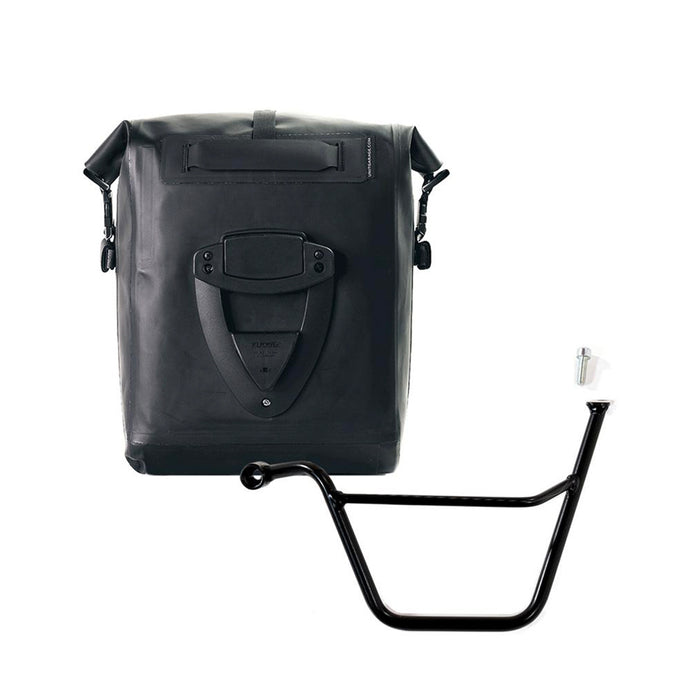 Alforja lateral Khali Tpu + Subchasis izquierdo Triumph Bonneville T100 Carb. UG001+1005SX