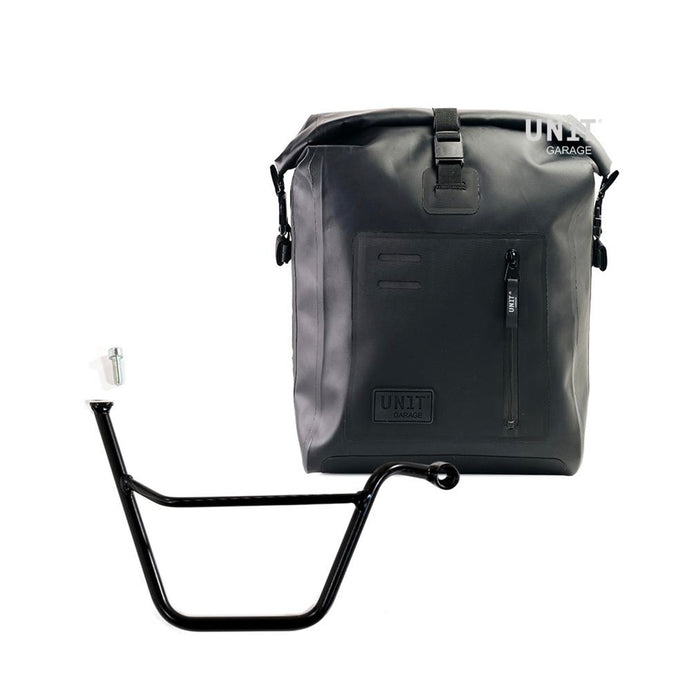 Alforja lateral Khali Tpu + Subchasis derecho Triumph Bonneville T100 Carb. UG001+1005DX