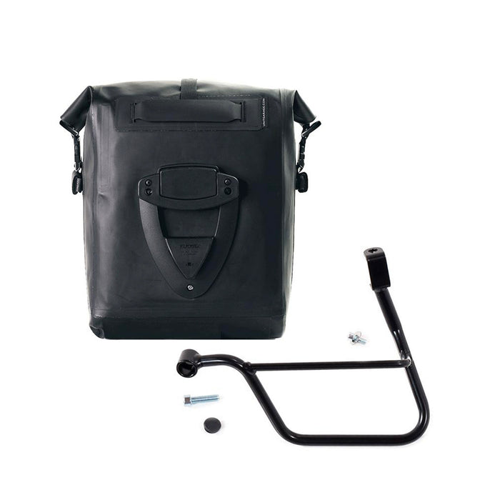 Alforja lateral Khali Tpu + Subchasis izquierdo Triumph Bonneville T100 & T120 Inyección. UG001+1011SX