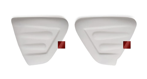 Triumph Bonneville T100 T120, Street Scrambler, Street CUP, Street Twin side covers red